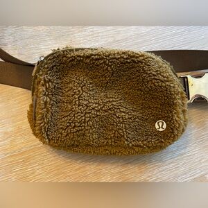 Lululemon Tan Sherpa Crossbody Bag
